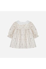 Patachou Patachou - Jurk florial beige met kraag