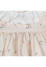 Patachou Patachou - Jurk florial beige met kraag