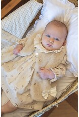 Patachou Patachou - Jurk florial beige met kraag