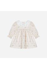 Patachou Patachou - Jurk florial beige met kraag