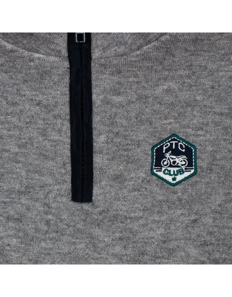Patachou Patachou - Trui melange grey met rits