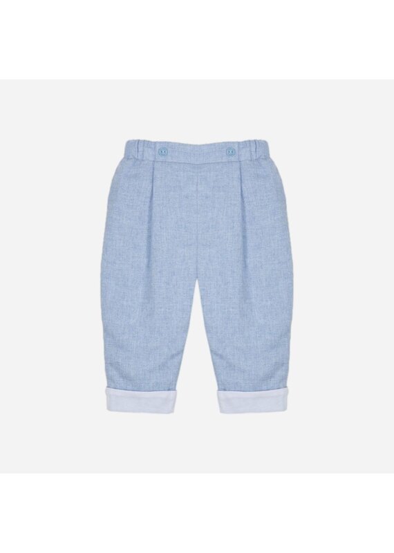 Patachou Patachou - broek - melange blue