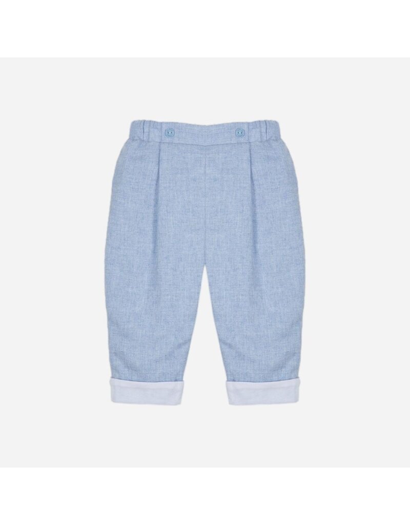 Patachou Patachou - broek - melange blue