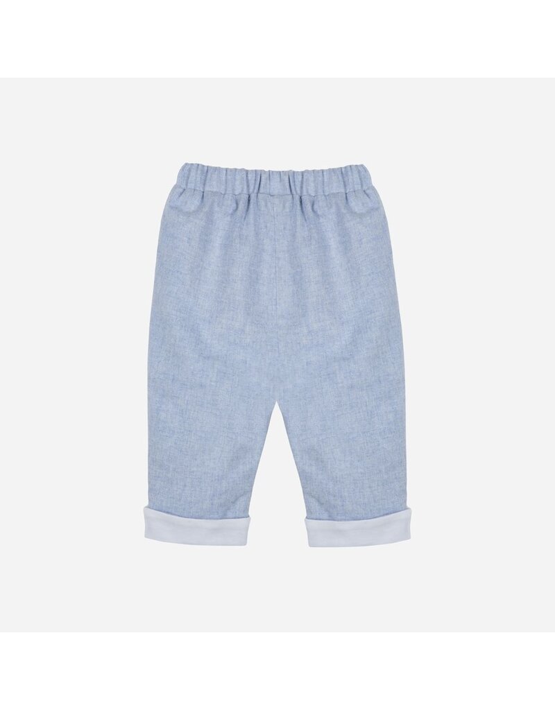 Patachou Patachou - broek - melange blue