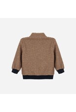 Patachou Patachou - Trui teddy met rits - camel