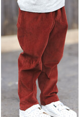 Bonton diep rode velours broek