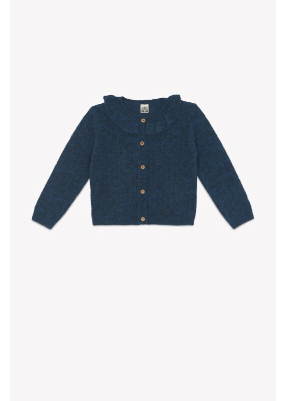 Bonton donker blauw golfje