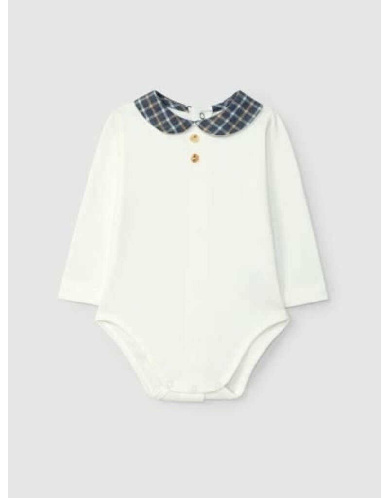 Laranjinha Body met gruite kraag