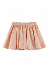 Emile & Ida geruit rokje peach