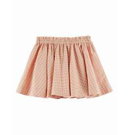 Emile & Ida geruit rokje peach