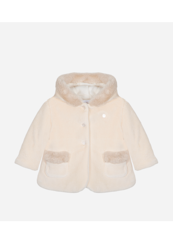 Patachou Patachou - velours jasje met faux fur afwerking
