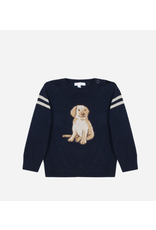 Patachou donker blauwe bloes met hond