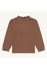 Hust and Claire Hust and Claire-Mocha T-shirt Amma- geribbeld