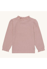 Hust and Claire Hust and Claire-zachtroze T-shirt Amma- geribbeld