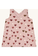 Hust and Claire Hust and Claire- oudroze jurk met hartjes