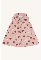 Hust and Claire Hust and Claire-mouwloos hartjesjurkje met kraag