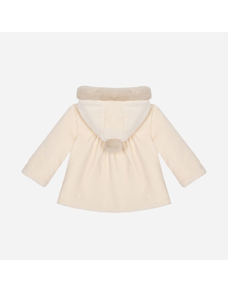 Patachou Patachou - velours jasje met faux fur afwerking