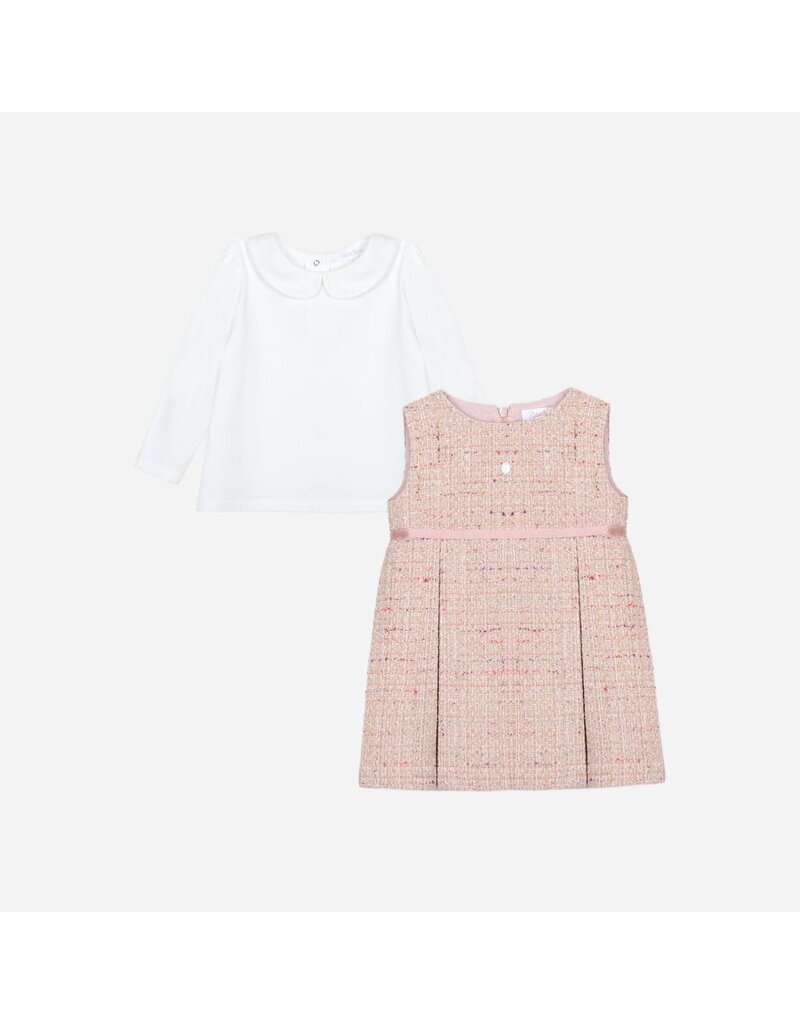 Patachou kleedje met bloesje onder