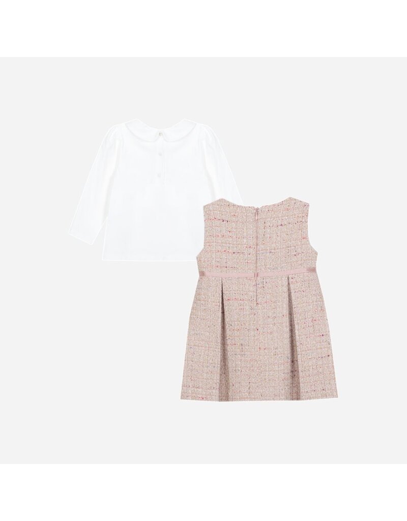 Patachou kleedje met bloesje onder