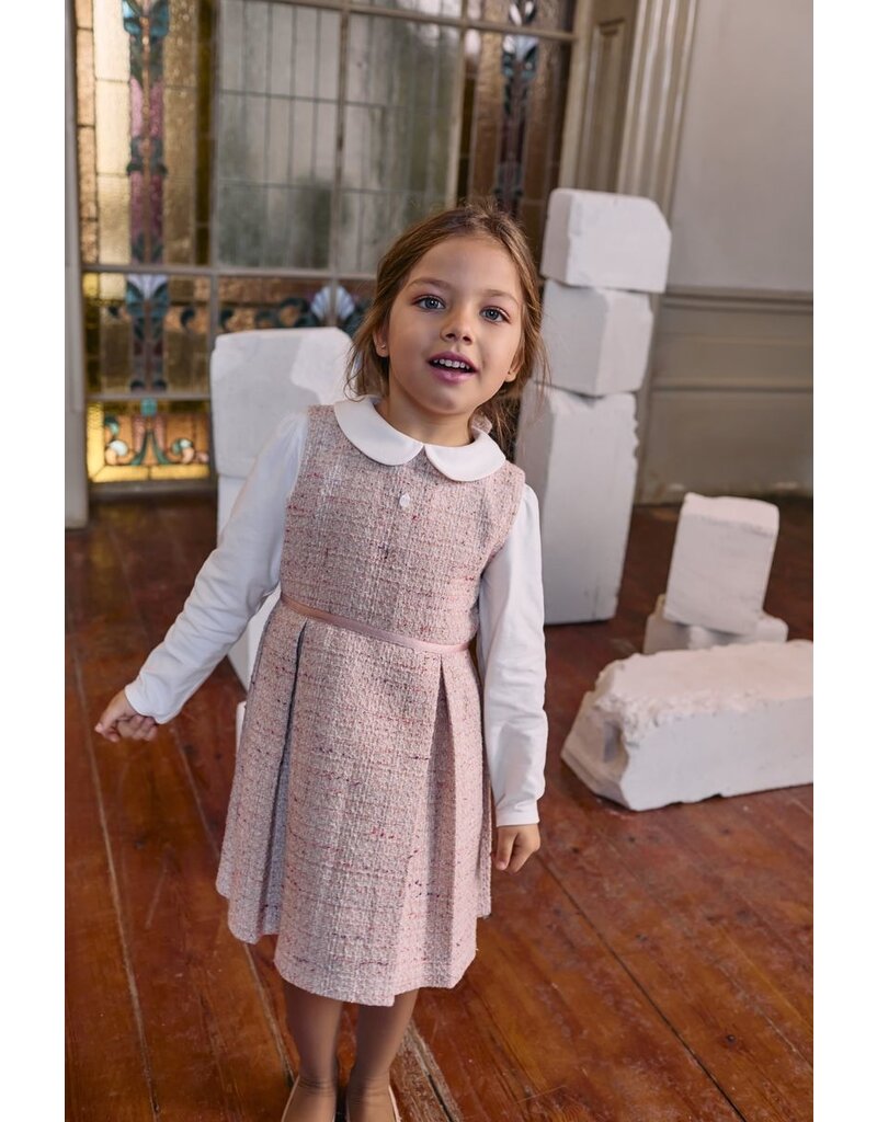 Patachou kleedje met bloesje onder