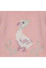 Patachou roze trui met geborduurd eendje