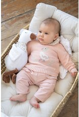 Patachou roze trui met geborduurd eendje