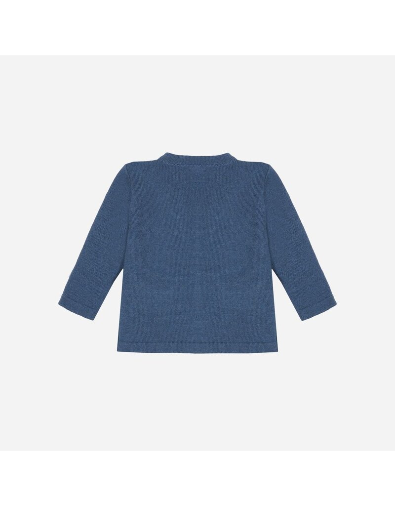 Patachou Patachou - Baby trui met beertje - blauw