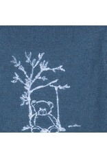 Patachou Patachou - Baby trui met beertje - blauw
