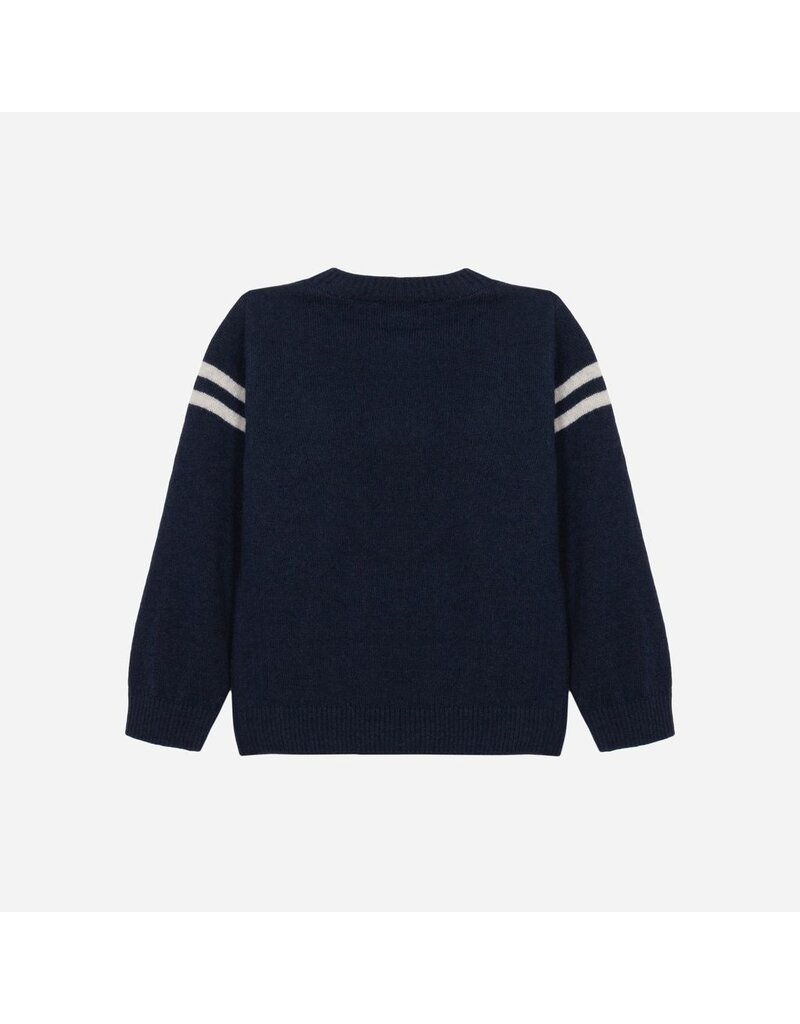 Patachou donker blauwe bloes met hond