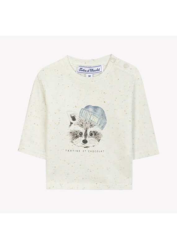 Tartine & Chocolat Tartine et Chocolat - t shirt ecru wasbeer