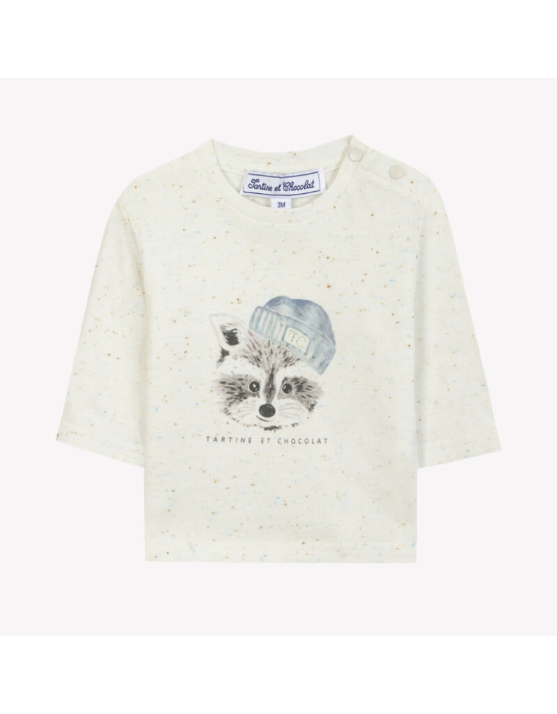 Tartine & Chocolat Tartine et Chocolat - t shirt ecru wasbeer