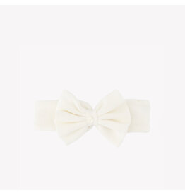 Tartine & Chocolat Tartine Chocolat - ecru hoofdband met strik