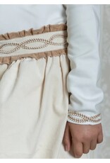 Natini Natini - Rok ribfluweel - cream