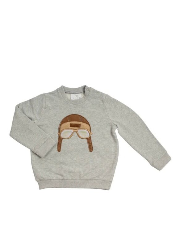 Natini Natini - Sweater pilot - grijs