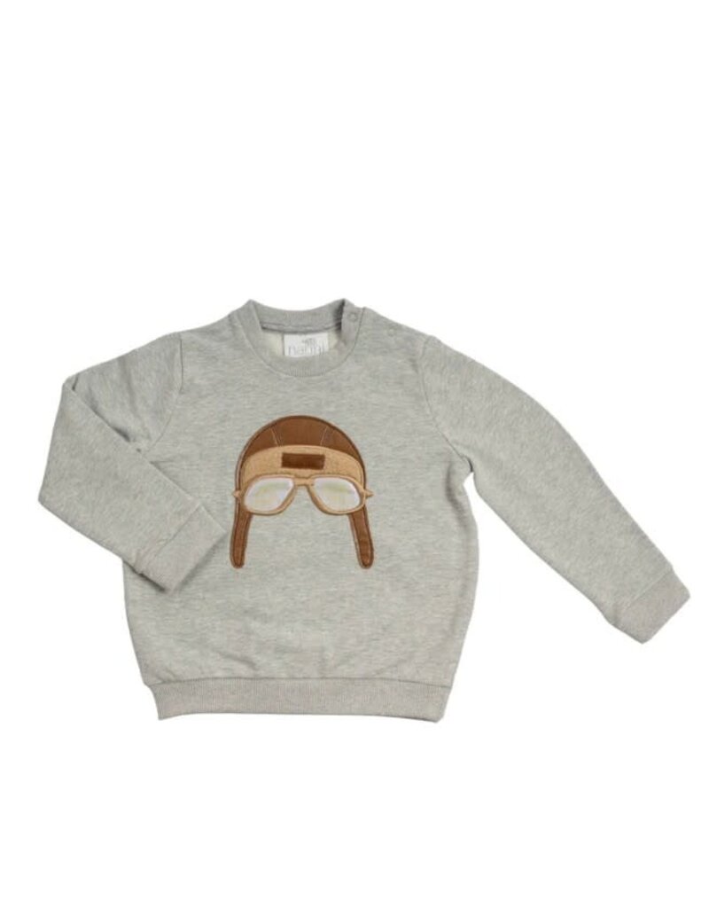 Natini Natini - Sweater pilot - grijs