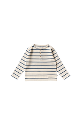 Your Wishes Terry blouse - striped blue