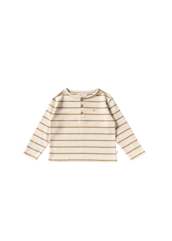 Your Wishes Terry blouse - striped beige