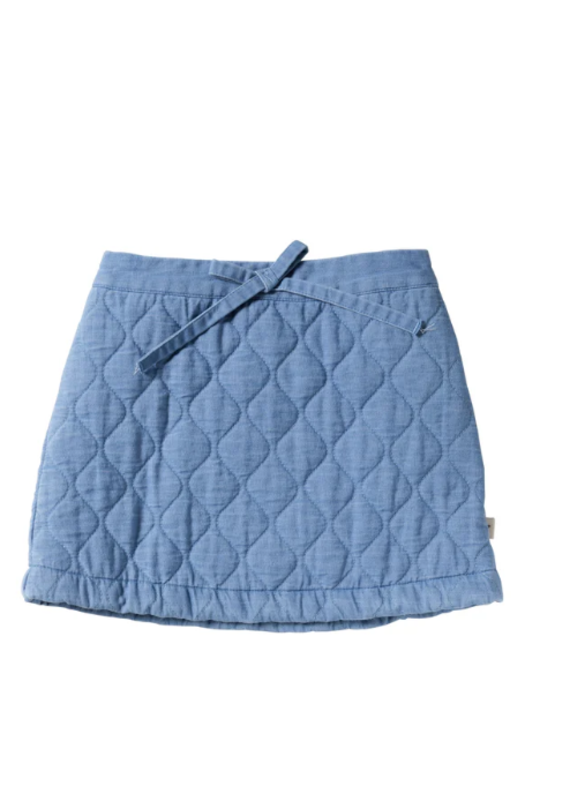 Your Wishes Quilted rok - denim