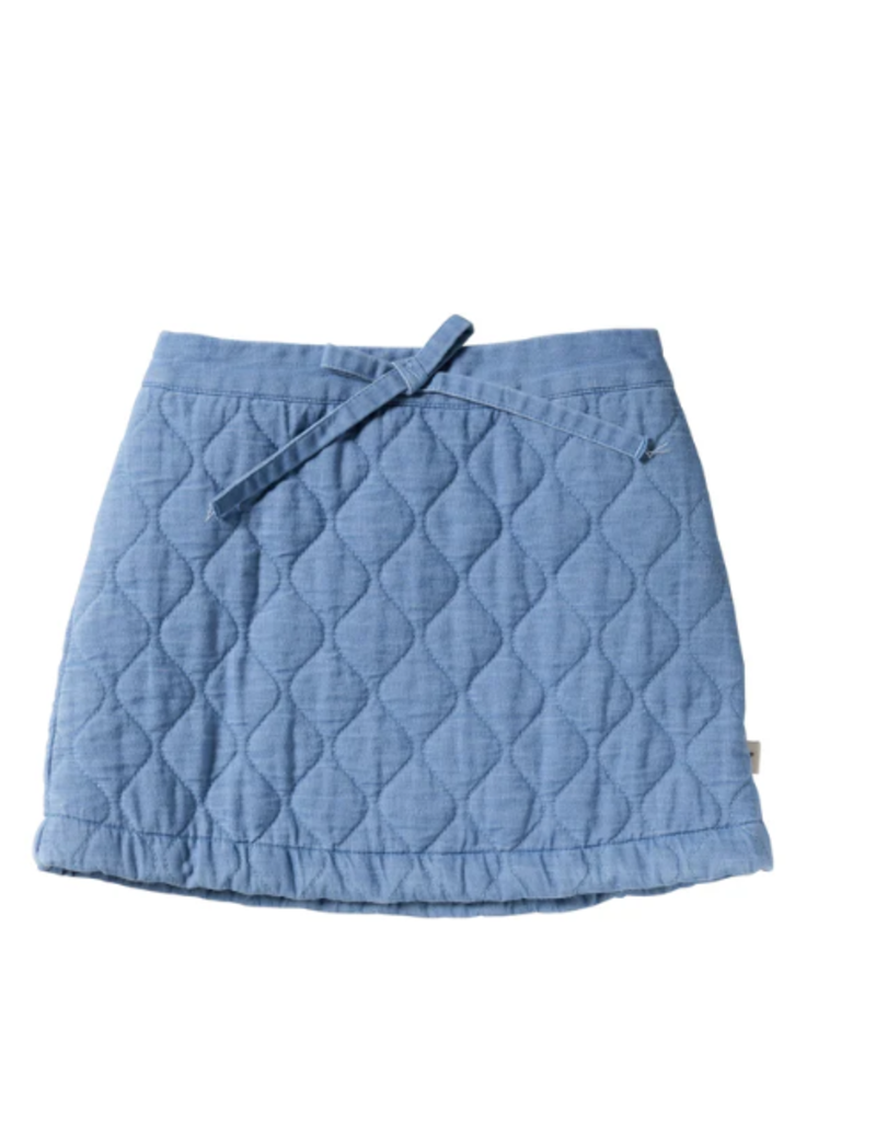 Your Wishes Quilted rok - denim