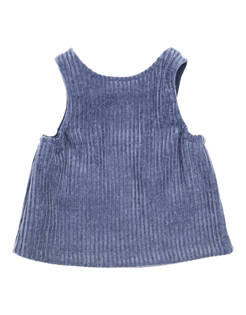 Gymp Gymp - Pinafore blauwe jurk