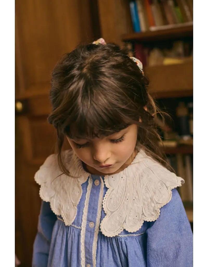 Louise Misha Louise Misha - Jurk Hyacinte blauw