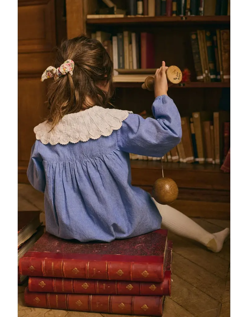 Louise Misha Louise Misha - Jurk Hyacinte blauw