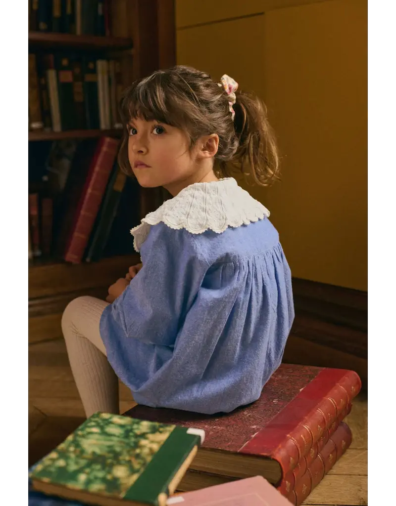 Louise Misha Louise Misha - Jurk Hyacinte blauw