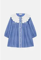 Louise Misha Louise Misha - Jurk Hyacinte blauw