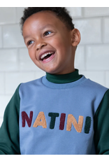 Natini Natini - trui natini blauw/groen
