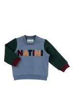 Natini Natini - trui natini blauw/groen
