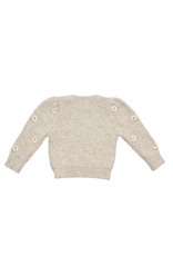 Natini Natini - trui beige flowers
