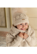 Natini Natini - Sjaal beige met flowers