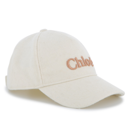Chloé Chloé - Geborduurde pet ivoor/brons