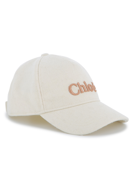 Chloé Chloé - Geborduurde pet ivoor/brons